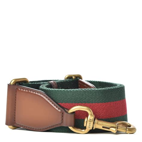 gucci green and red strap